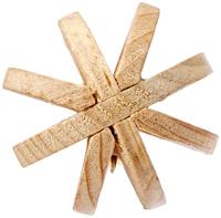 Trixie bal hout met bel - thumbnail