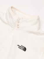 The North Face 100 Glacier 1/4 Zip Fleece Dames White Dune/NPF S - thumbnail
