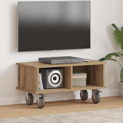 TV-standaard Artisan Eiken 68,5 x 35 x 35 cm Bewerkt hout