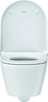 Toilet Duravit D-Neo Wand Rimless Diepspoel 54 cm Durafix Hoogglans Wit - thumbnail