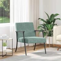 Fauteuil Zeegroen 59 x 75 x 78 cm Fluweel - thumbnail