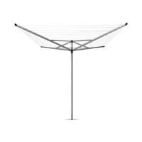 Brabantia topspinner droogmolen met metalen grondanker 60 meter metallic grey - thumbnail