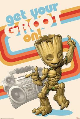 Poster Guardians of the Galaxy - Get Your Groot - On 61x91,5cm Poster Guardians of the Galaxy - Get Your Groot - On 61x91,5cm