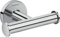 Hansgrohe Logis Universal dubbele handdoekhaak, chroom - thumbnail