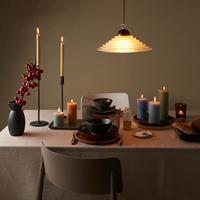 Bolsius rustiek tafelkaars olive - thumbnail