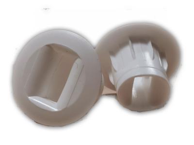 Bandgeleider Kunststof Insteek Rond - Voor Rolluik