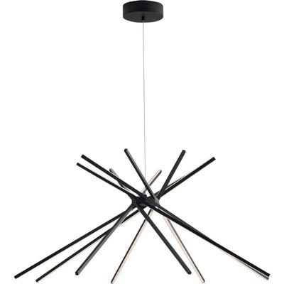 ECO-Light LED-SHANGHAI-S8 NERO LED-SHANGHAI-S8 NERO LED-hanglamp LED 50 W Zwart ECO-Light LED-SHANGHAI-S8 NERO LED-SHANGHAI-S8 NERO LED-hanglamp LED 50 W Zwart