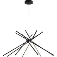 ECO-Light LED-SHANGHAI-S8 NERO LED-SHANGHAI-S8 NERO LED-hanglamp LED 50 W Zwart - thumbnail