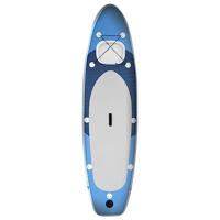 VidaXL Stand up paddleboardset opblaasbaar 330x76x10 cm zeeblauw - thumbnail