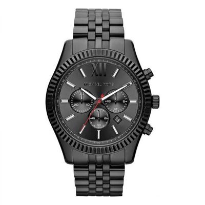 Michael Kors Brookton Chronograph 45 mm staal zwart | MK8320 Michael Kors Brookton Chronograph 45 mm staal zwart | MK8320