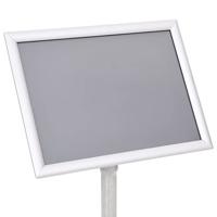 VidaXL Posterstandaard a4 aluminiumlegering zilverkleurig - thumbnail