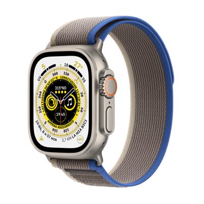 Refurbished Apple Watch Ultra 49mm Trail band Trail Blauw Grijs Licht gebruikt Refurbished Apple Watch Ultra 49mm Trail band Trail Blauw Grijs Licht gebruikt