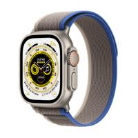Refurbished Apple Watch Ultra 49mm Trail band Trail Blauw Grijs Licht gebruikt - thumbnail