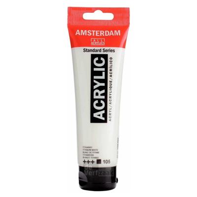 Royal Talens Amsterdam Acrylverf 120 ml - Titaanwit 105
