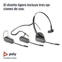 Plantronics B2B Poly DECT headset CS540 + handtelefoonlifter HL-10, zwart - thumbnail
