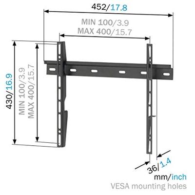 TV houder Nanook Ultra Flat 32" 55"