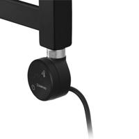 Elektrisch Thermostaat Radiator MOA 400W tbv Handdoekradiator Sapho Dorlion Mat Zwart Sapho - thumbnail