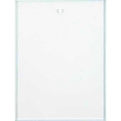 Creativ Company Glazen platen, afm 8x6 cm, dikte 3 mm, 10 stuk/ 1 doos