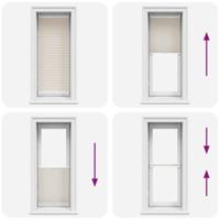 Plissjaloezie 40x125cm crme - thumbnail