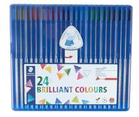 Kleurpotloden Staedtler Ergosoft driekantig 24stuks assorti - thumbnail