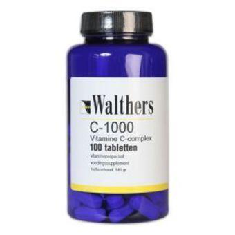 Walthers Vitamine C 1000 mg bioflav/rozenbottel 100 Tabletten