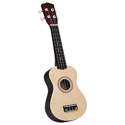 VidaXL Ukuleleset met tas voor kinderen sopraan 21&apos;&apos; lichthoutkleurig - thumbnail