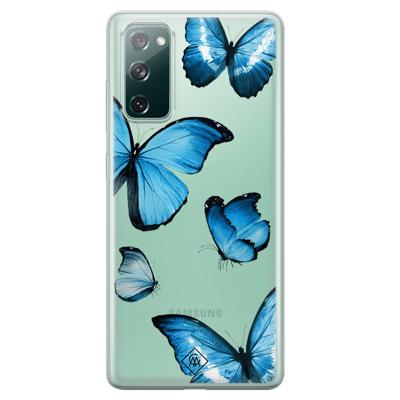 Samsung Galaxy S20 FE transparant hoesje - Vlinders