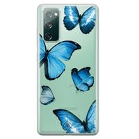 Samsung Galaxy S20 FE transparant hoesje - Vlinders - thumbnail