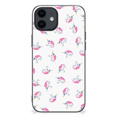 Bumper Case voor iPhone 12 Pro | 12 (6.1") Unicorns