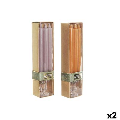 Kaarsenset DKD Home Decor Grijs Oranje 2 x 2 x 20 cm 4 Onderdelen (2 Stuks) Kaarsenset DKD Home Decor Grijs Oranje 2 x 2 x 20 cm 4 Onderdelen (2 Stuks)