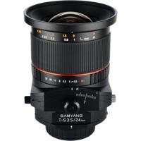 Samyang 24/3,5 lens DSLR T/S Nikon F handmatige focus tilt and shift fotolens groothoeklens zwart - thumbnail