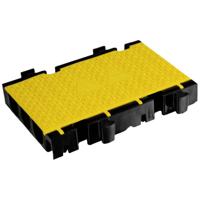 DEFENDER by Adam Hall Kabelbrug-middenstuk 86900250 Polyurethaan Zwart/geel Aantal kanalen: 3 500 mm Inhoud: 1 stuk(s) - thumbnail