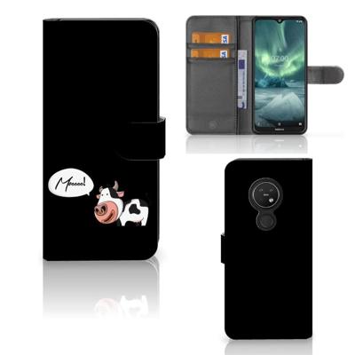 Nokia 7.2 | Nokia 6.2 Leuk Hoesje Cow Nokia 7.2 | Nokia 6.2 Leuk Hoesje Cow
