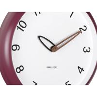 Karlsson Wandklok Bella - Dark mauve - 4.2x30x30cm - thumbnail