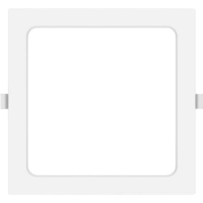 LED Inbouw Downlight Pro Vierkant 15W - Koud Wit 6500K - Mat Wit