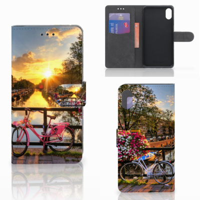 Apple iPhone Xs Max | Flip Cover | Amsterdamse Grachten Apple iPhone Xs Max | Flip Cover | Amsterdamse Grachten
