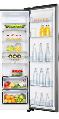 ETNA AKV778IRVS: Amerikaanse koelkast, RVS (179 cm) ETNA AKV778IRVS: Amerikaanse koelkast, RVS (179 cm)