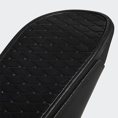 adidas Adilette Comfort Badslippers Zwart Wit adidas Adilette Comfort Badslippers Zwart Wit