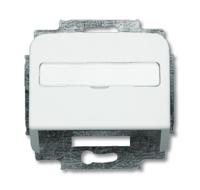 Busch-Jaeger 2CKA001724A1663 Afdekking Zuiver wit (RAL 9010), Wit 1 stuk(s) - thumbnail