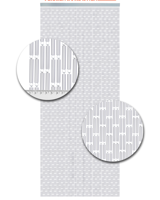 Vliegengordijnenexpert Hulzen standaard 210 Wit - thumbnail