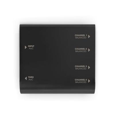 Palmer AoC box XLRm audio over Catbox van etherCON naar 4x XLR male