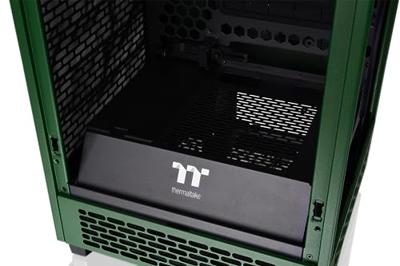 Thermaltake The Tower 200 Mini-tower PC-behuizing Racing-groen 2 voorgeïnstalleerde ventilators, Zijvenster, Stoffilter