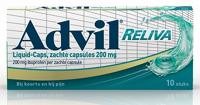 Advil Reliva Liquid Capsules 200 mg - voor pijn en koorts - thumbnail