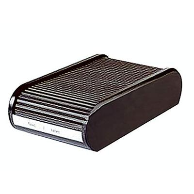 Helit H6218095 the personal Visitekaart box 300 kaarten (b x h x d) 240 x 67 x 136 mm Zwart Polyethyleen, Polypropyleen, Polystyrol