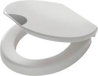 Toiletbril Met Deksel Tiger Comfort Care Duroplast Wit - thumbnail