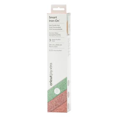 Cricut Smart Iron-On Joy Xtra Folieset Snijbreedte 30.5 cm Koraal, Munt, Rood-goud