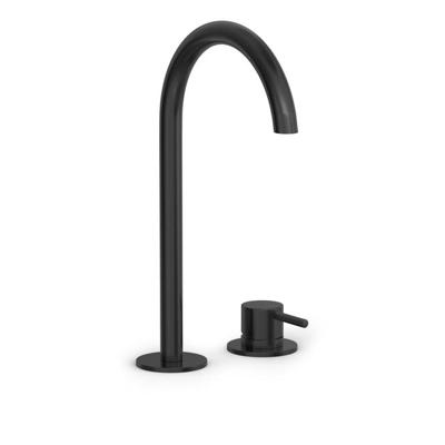 Hotbath COBBER Wastafelmengkraan 2-gats Hoog Model Geborsteld zwart PVD CB023HMBP