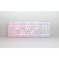 Ducky one 3 classic pure white tkl, toetsenbord (wit, us lay-out, cherry mx speed silver, rgb led, double-shot pbt, hot-swappable, quack mechanics, 80%) - thumbnail