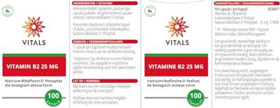 Vitamine B2 25 mg - thumbnail