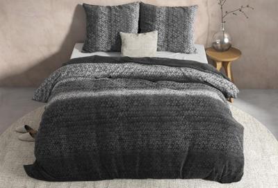 Dreamhouse DH Flanel Gradient Knits Antraciet 200 x 220 cm